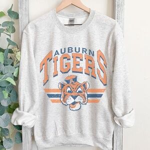 Vintage Auburn Tigers sweatshirt-Unisex sizing-Classic Gray- College